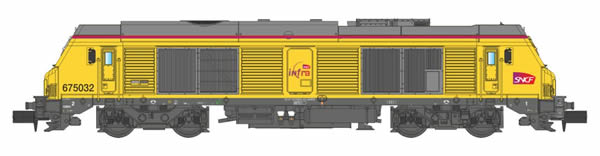 REE Modeles NW-106 - French Diesel Locomotive Class BB-75000 INFRA n°75034 - Era V-VI